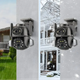 Камера наружная поворотная уличная двойная WIFI DOUL CAM Q-821 FULL-HD 4Mp Ночная сьемка Черная - изображение 6