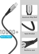 Кабель Vention USB to Type-C QC 3.0 3 A 3 м в обплетенні чорний (CODHI) - зображення 5