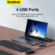 USB-Хаб Baseus UltraJoy Series 4-портовый USB 3.0 (USB A на USB 3.0*4) BS-OH080 - изображение 5