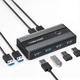 USB-хаб коммутатор Lemorele 2 In 4 Out USB 3.0 USB KVM Switch - изображение 1