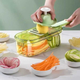Овощерезка слайсер&nbsp;ZHM1009 Multifunctional Vegetable Cutter с контейнером 4 в 1 (ZHM1009) - изображение 6