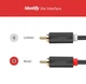Міжкомпонентний аудіокабель Ugreen AV104 2RCA to 2RCA Audio Cable 10518 2м Чорний - зображення 2