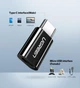 Адаптер UGREEN US157 USB-C 3.1 - Micro USB Adapter Black (30391) - зображення 2