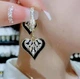 Серьги бижутерия Два сердца jeweston Золотые - изображение 3