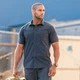 Рубашка тактическая 5.11 Tactical Ellis Short Sleeve Shirt L Pacific Navy - изображение 5