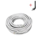 Кабель Ethernet LAN Cat 5E "HX" Белый RJ-45 провод для роутера 20 м + USB WI-FI Адаптер WF-2\LV-UW10-2DB (3000178-TOP-2) - изображение 1
