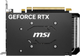 Karta graficzna MSI PCI-Ex GeForce RTX 4060 Aero ITX 8G OC 8GB GDDR6 (128bit) (2505/17000) (HDMI, 3 x DisplayPort) (V812-012R) - obraz 3