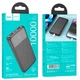 Power Bank Hoco J121 10000 mAh 2xUSB+Type-C PD20W+22.5W Портативне зарядне для пристроїв Чорний - изображение 2