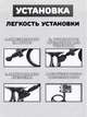 Гнучкий штатив для телефону H=61 см Чорний на прищіпці (на ліжко, кухню, стіл) - штатив для смартфона, підставка для телефону та відеоняні - зображення 4