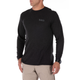 Реглан 5.11 Tactical Triblend Legacy Long Sleeve Tee S Black Heather - зображення 3