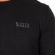 Реглан 5.11 Tactical Triblend Legacy Long Sleeve Tee S Black Heather - зображення 5