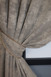 Комплект коротких штор VR-Textil Жаккард Sultan YL № 1208ш Бежево-сірий 130х170 см 2 шт (35-0009) - зображення 4