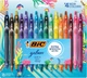 Набор цветных гелевых ручек BIC Gel-Ocity Quick Dry 0.7 мм, 16 шт (‎RGLCGA16-AST) - изображение 1