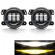 Противотуманные фары ПТФ туманки LED Leader на Jeep Wrangler W/Y 45W 07-14 Джип Вранглер M206521 - изображение 1