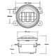 Противотуманные фары ПТФ туманки LED Leader на Jeep Wrangler 45W W/Y DRL/повт 07-14 Джип Вранглер M206531 - изображение 2
