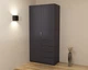 Шкаф Кристал 1 Континент 1000х520х2100 Антрацит - изображение 2