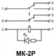 Реле электромагнитное промежуточное MK2P (AC24) АскоУкрем - изображение 6