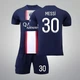 Форма футбольная детская MESSI 30 PSG 2023, 24 размер, 10 лет, 130-135 см, темно-синий-красный цвет - изображение 1