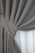 Комплект готовых штор VR-Textil Блэкаут Fusion Dimout № 832ш Серый 100х270 см 2 шт (31-237) - изображение 4