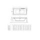 Ванна акриловая Radaway Aridea 190x90 + ножки + сифон (WA1-24-190x090U) - изображение 2