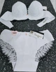 Комплект нижнего женского белья Beisdanna 36/80B-L40/42 Белый Ажур - изображение 3
