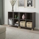 Комбинация шкафов с ножками IKEA ЭКЕТ, темно-серый, дерево, 140x35x80 см, 193.861.01 - изображение 2