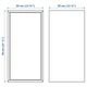 Шкаф с дверцей и 1 полкой IKEA ЭКЕТ, темно-серый, 35x35x70 см, 503.449.29 - изображение 7