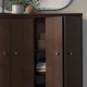 Шкаф с откидными дверцами IKEA ИДАНЭС, темно-коричневый морилка, 121 х 135 см, 804.588.20 - изображение 4