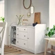 Сервант IKEA ХАУГА, белый, 140x84 см, 604.072.66 - изображение 3