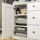 Сервант IKEA ХАУГА, белый, 140x84 см, 604.072.66 - изображение 9
