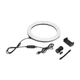 Кільцева світлодіодна лампа 10" (26см) Ring Fill Light CXB-260 чорна (9459) 3 режими свічення - зображення 3