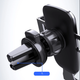 Автомобильный держатель для мобильного телефона Hurtel Gravity Smartphone Car Holder (Air Vent Version) Silver (YC08) - изображение 10