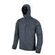 Кофта флісова Helikon-Tex Alpha Hoodie Jacket Grid Fleece Shadow Grey L - изображение 5