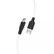 Кабель Hoco USB - Micro-USB 1м 2.4A силікон X21 Plus White (X21_M_White) - зображення 3
