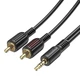 Готовый аудио кабель miniJack 3,5 Stereo — 2xRCA Borofone BL-11 1,5m - изображение 2