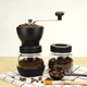 Кавомолка жорнова ручна механічна з регулюванням фракції помолу Bean Grinder Чорна (С435058-4018803) - изображение 1