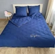 Постельное белье Тёмная ночь 100% хлопок сатиновый турецкий 2x70x70 Полуторный 150 х 220 (121217) - изображение 6