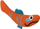 Игрушка для кошек Barksi Рыбка с колокольчиком Оранжевая (3441) (2007033067060) - изображение 2