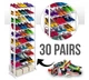 Полиця органайзер для взуття Amazing Shoe Rack вміщує 30 пар взуття біла - зображення 2