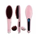 Расческа-выпрямитель электрическая FAST HAIR STRAIGHTENER HQT-906 Розовая - изображение 5