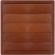 Вентиляционная решетка с гравитационными жалюзи AIRROXY KzZ 170x170 100 Brown (02-309) - изображение 1