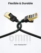 Патч корд Ugreen сетевой кабель Ethernet RJ45 Cat 7 10 Гбит/с 600 МГц 2м Black (NW106) - изображение 7