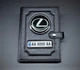 Портмоне для автодокументов с номером и логотипом Lexus - изображение 1