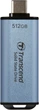 Внешний SSD накопитель 512Gb Transcend ESD300 Blue (TS512GESD300C) - изображение 2
