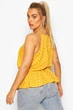 Блуза жовта літня в крапку 4XL Boohoo - зображення 2