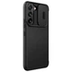 Кожаный чехол-книжка Nillkin Qin Pro Plain Camshield для Samsung Galaxy S22+ Черный - изображение 4
