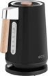 Комплект: Электрочайник ECG RK 1768 Strix Timber Black + Тостер ECG ST 2768 Timber Black - изображение 4