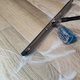 Швабра згін для підлоги металева телескопічна 150 см CLEANmaxx насадка стяжка 55 см Сквіджі для підлоги - зображення 2