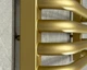 Рушникосушка комбінована Terma Alex 760x500 Brass, тен ONE + вентиль Unico - зображення 3