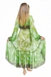 Халат пляжный женский в пол из шифона 98-п.з One size (S-L) Зеленый (2000012481017) - изображение 4